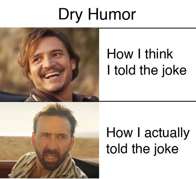 How I think I told the joke