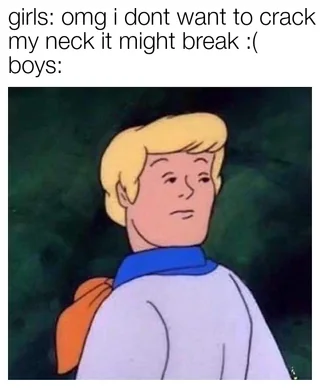 I dont want to crack my neck