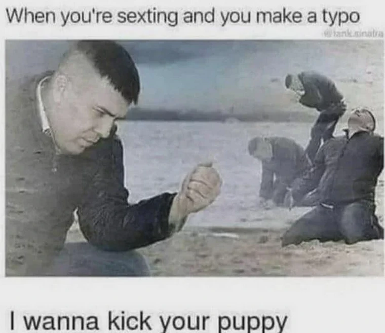20 Spicy Memes That’ll Get You Kicked Out of Heaven 8 Kick your puppy