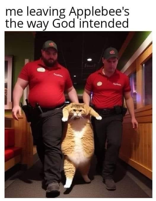 Leaving applebees