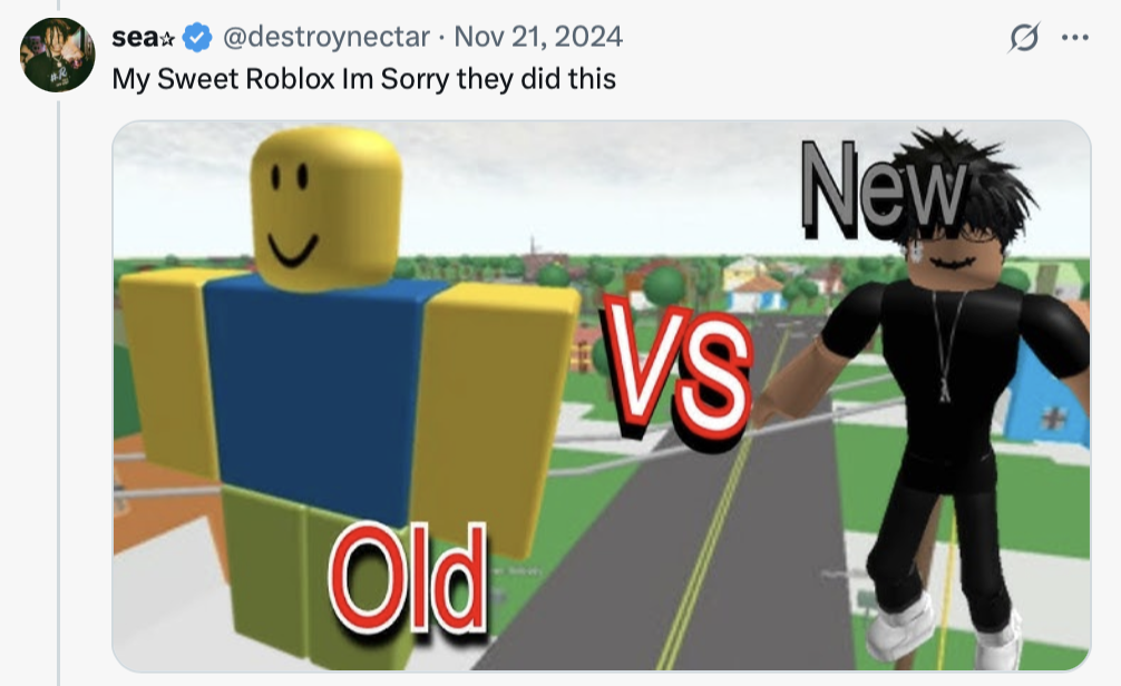 20 Redesigns That Should’ve Stayed in the Drafts Forever 9 My Sweet Roblox Im Sorry they did this