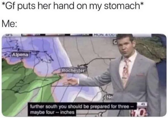 23 Naughty Memes That Are Basically Just Foreplay With Fonts 14 Puts hand on stomach