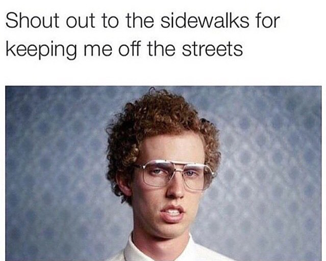 Shoutout to sidewalks