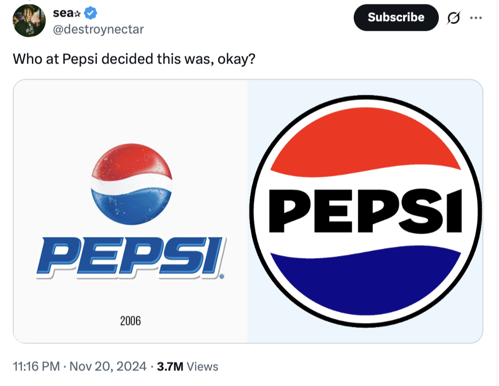 20 Redesigns That Should’ve Stayed in the Drafts Forever 18 Who at Pepsi decided this was