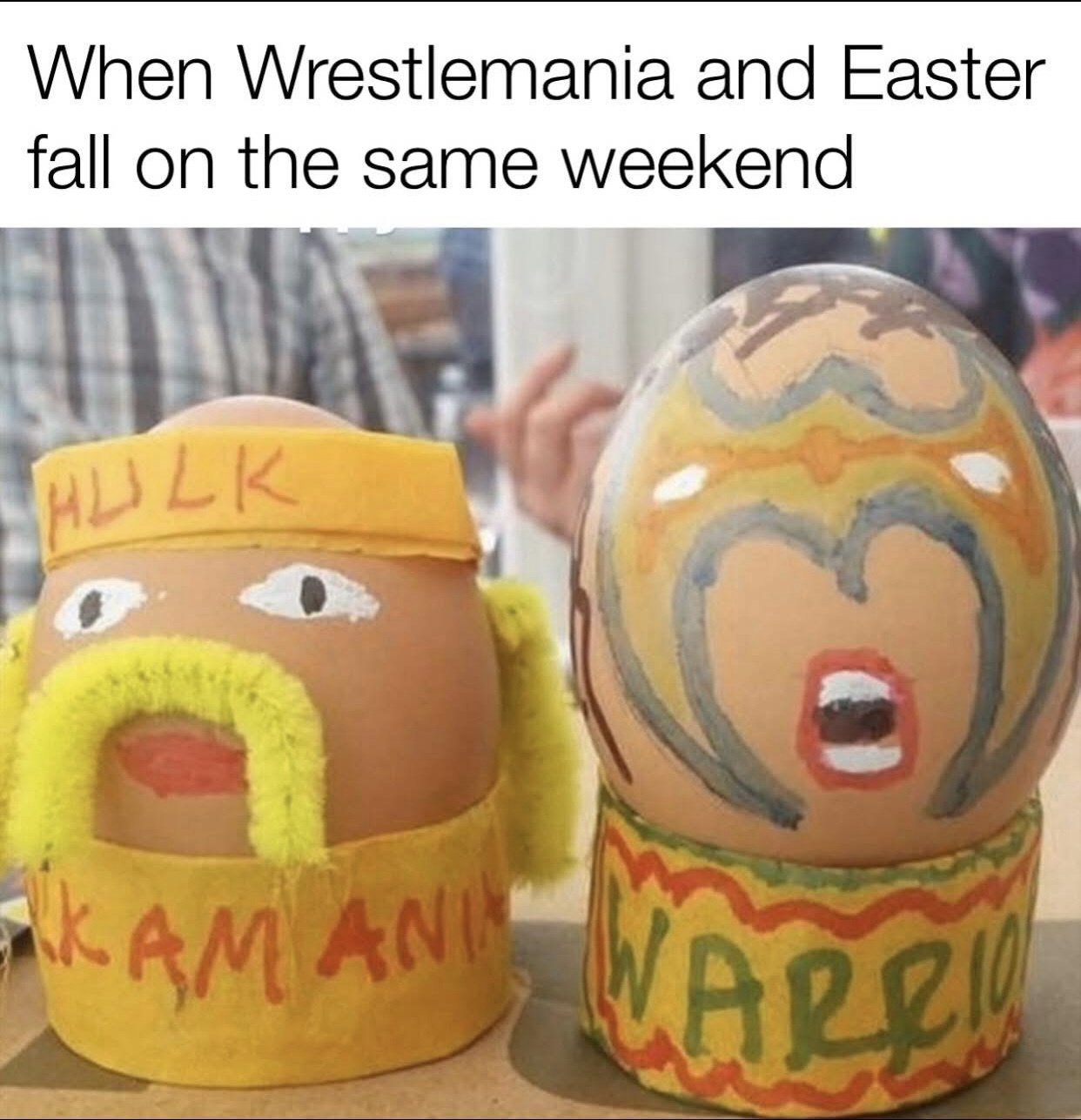 30 Egg-cellent Easter Memes That Will Crack You Up 32 Wrestlemaning and easter fall on same day