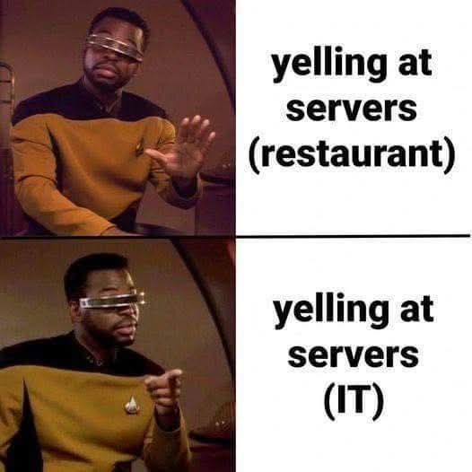 24 Memes That Failed the Vibe Check but Passed the Funny Test 23 Yelling at servers