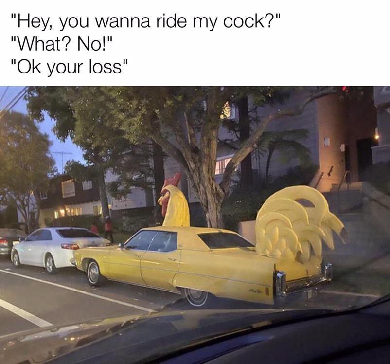 You wanna ride
