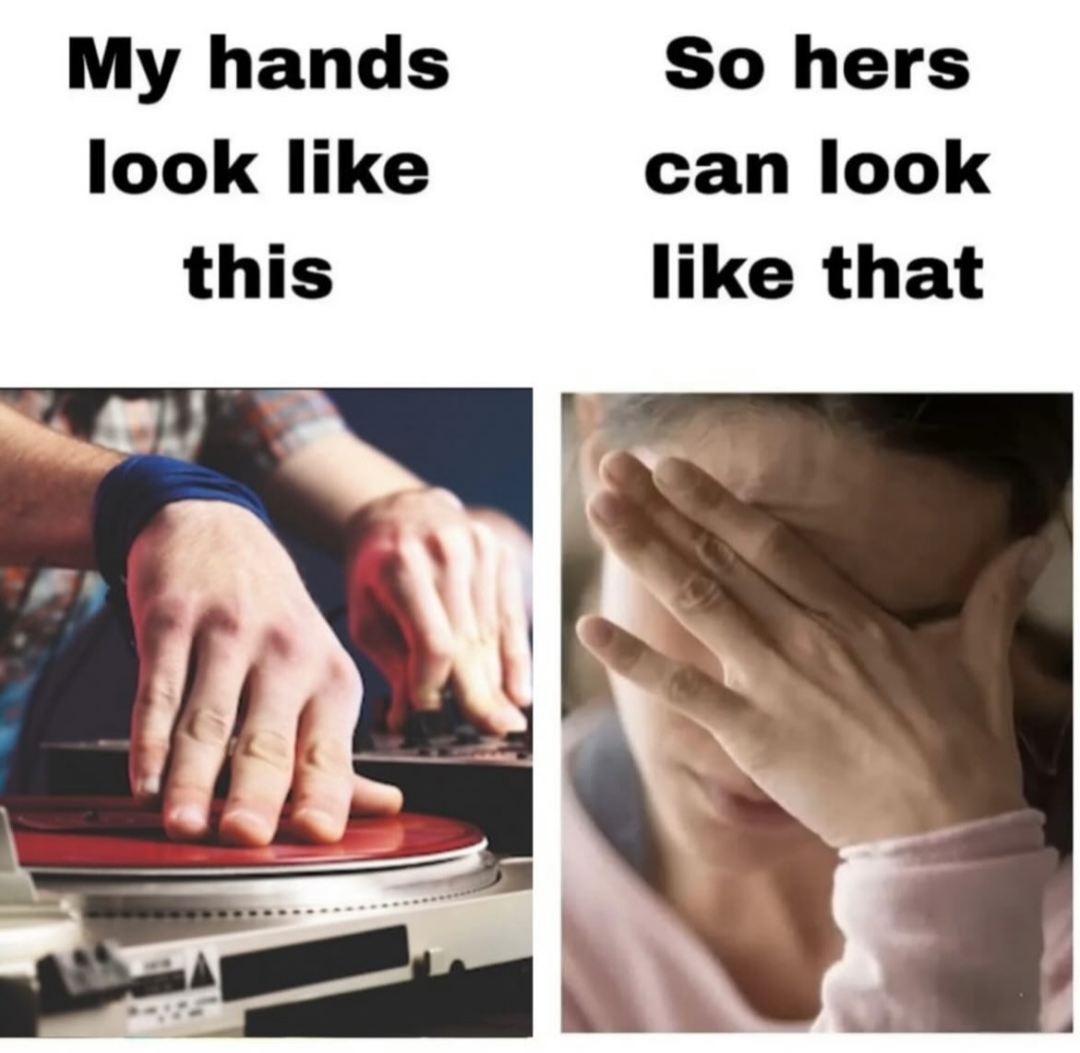 hands look like this