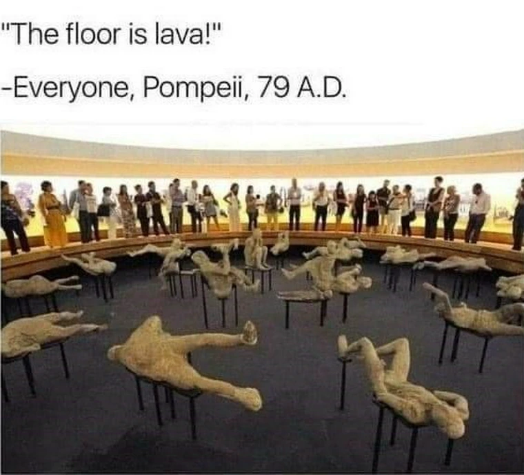 20 Random Memes That Moonwalked Out of Context 9 loor is lava