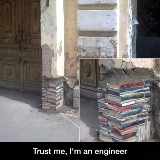 “Trust me Im An Engineer” - 35 Engineers Who Almost Fixed Things 33 Books are the strongest pillars