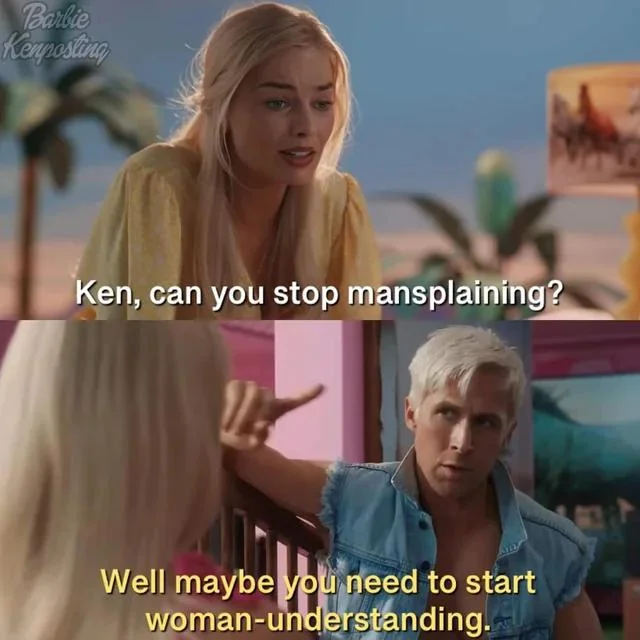Can you stop mansplaining