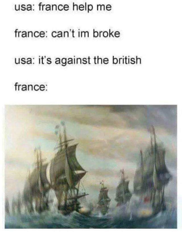 20 British Memes That Explain the U.K. Better Than Any Geography Teacher Ever Did 9 France helps me - British Memes
