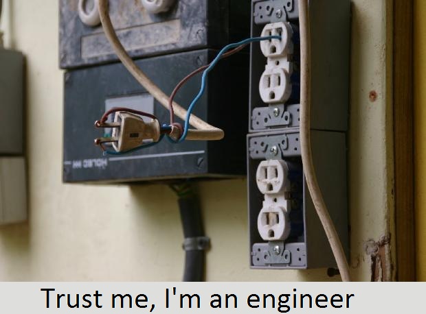 “Trust me Im An Engineer” - 35 Engineers Who Almost Fixed Things 34 Funny wiring