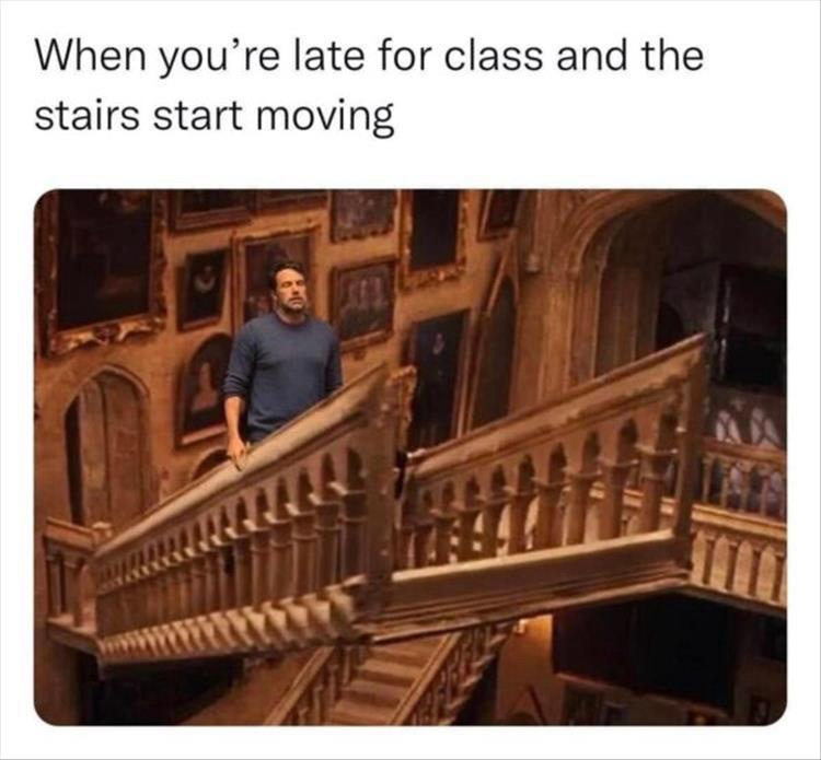 24 Memes with No Theme and Even Less Context 11 Late for class