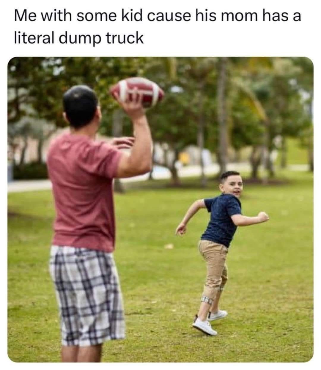 20 Memes So Unhinged You’ll Forget What Normal Feels Like 10 Me with some kid