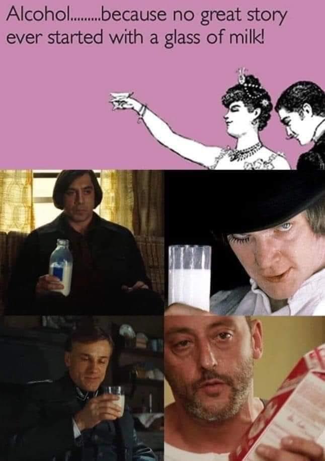 20 Memes That Are Just… There. Doing Their Thing. 13 No great story started with milk