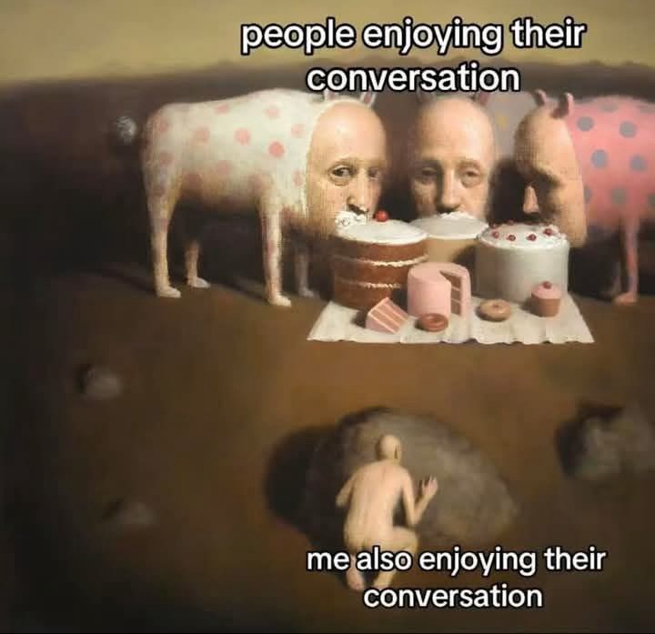 20 Memes That Take a Left Turn into Absurdity Without Warning 13 People enjoying their conversation