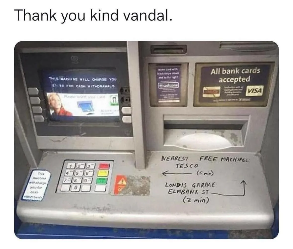 20 Times Mild Vandalism Made the World a Funnier Place 14 Thank you for your service