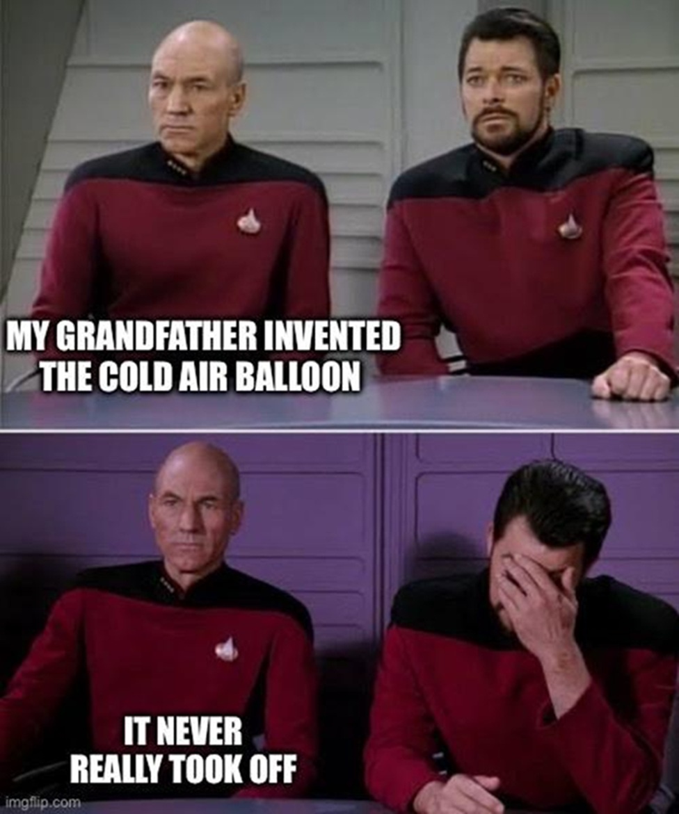 30 Must-See Memes Ideal for Casual Browsing 32 The cold air baloon