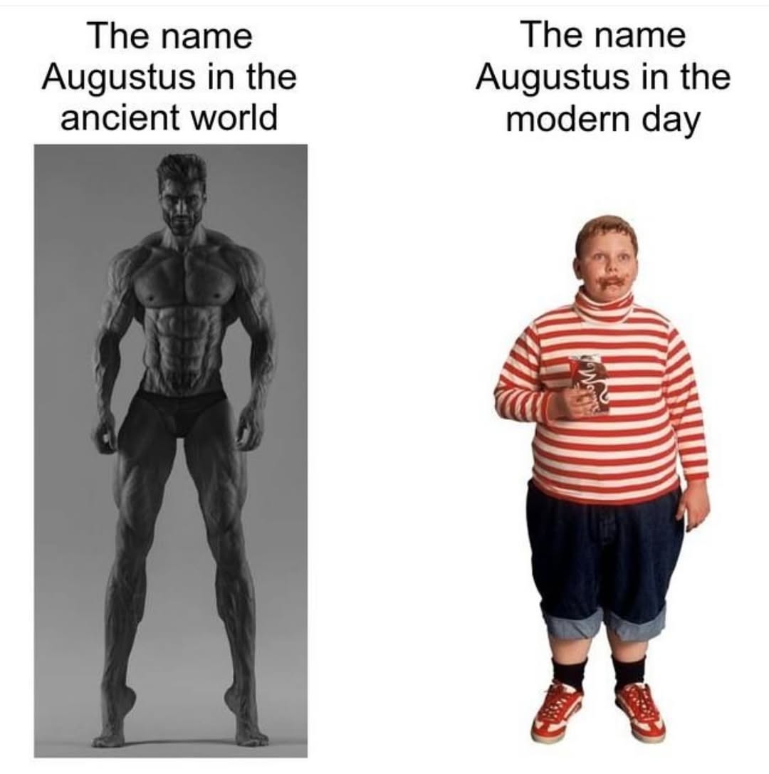 20 Historical Memes to Rewrite the Past with Laughter 17 The name agustus in the ancient world - historical memes