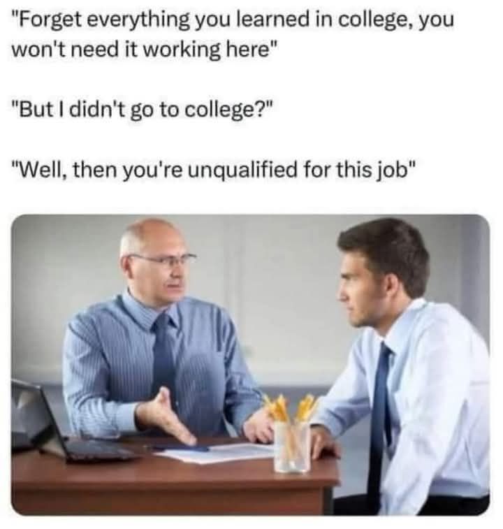 20 Dank Funny Memes You Shouldn’t Click On… But You’re Going To Anyway 17 Unqualified for job - Dank Funny Memes