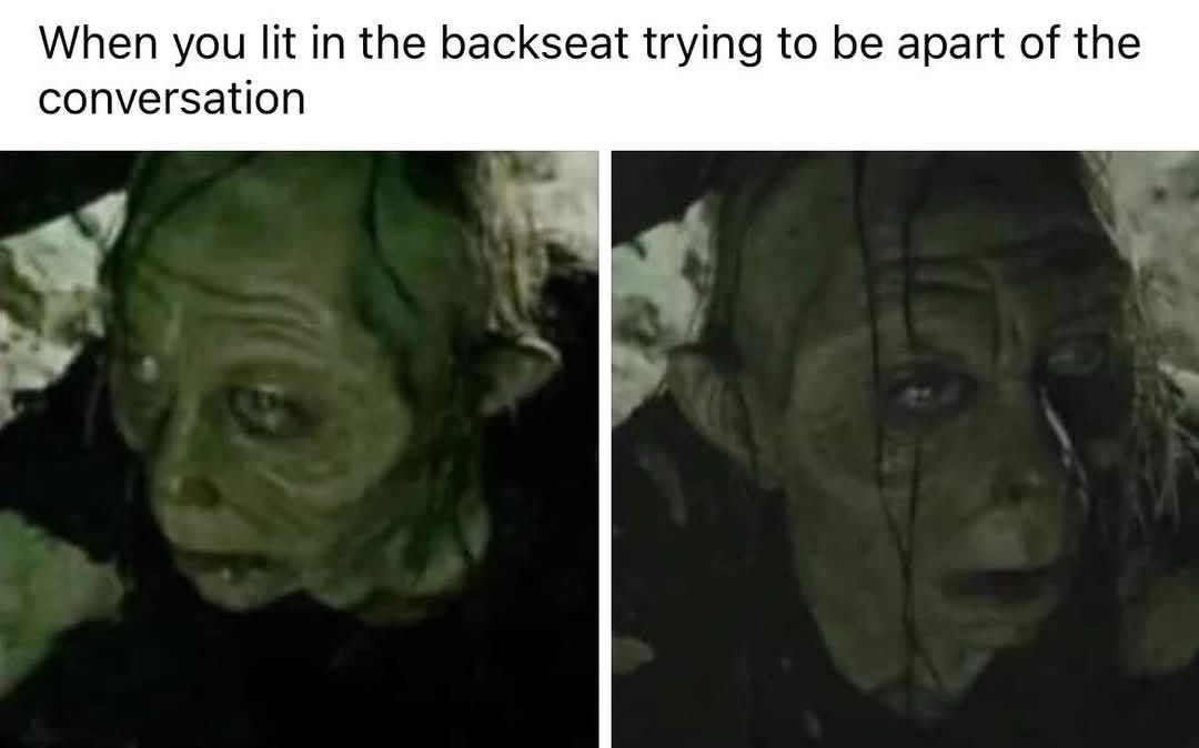20 Random Memes That Make as Much Sense as Pineapple on Pizza 17 When you lit in the backseat