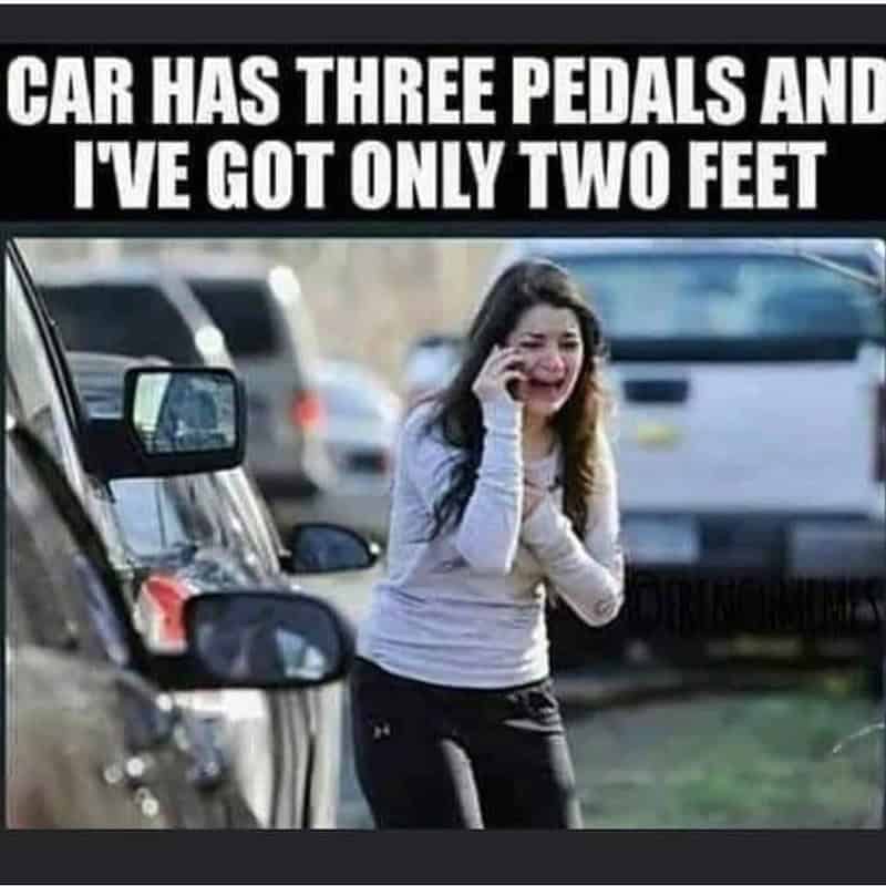 30 Relatable Driving Memes That’ll Drive You to Tears (of Laughter) 28 ar has 3 pedals