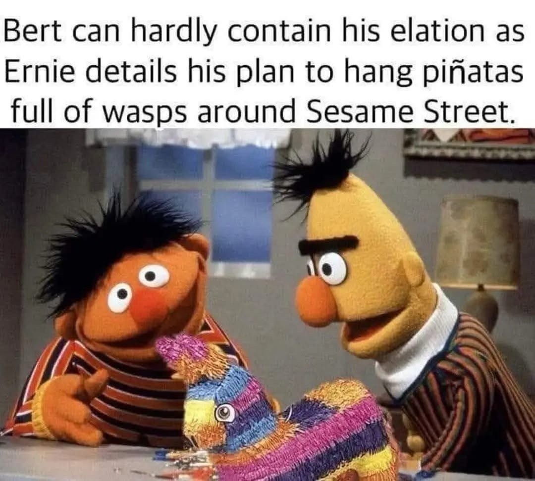 20 Memes to End the week with some laughs 6 bert can hardly contain