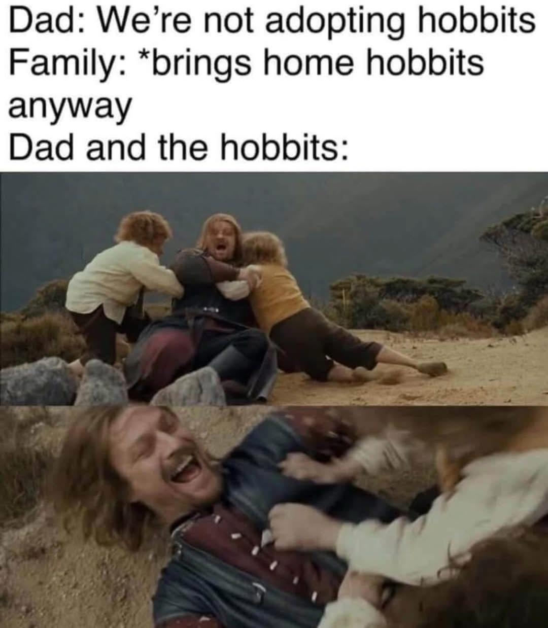 dad and hobits