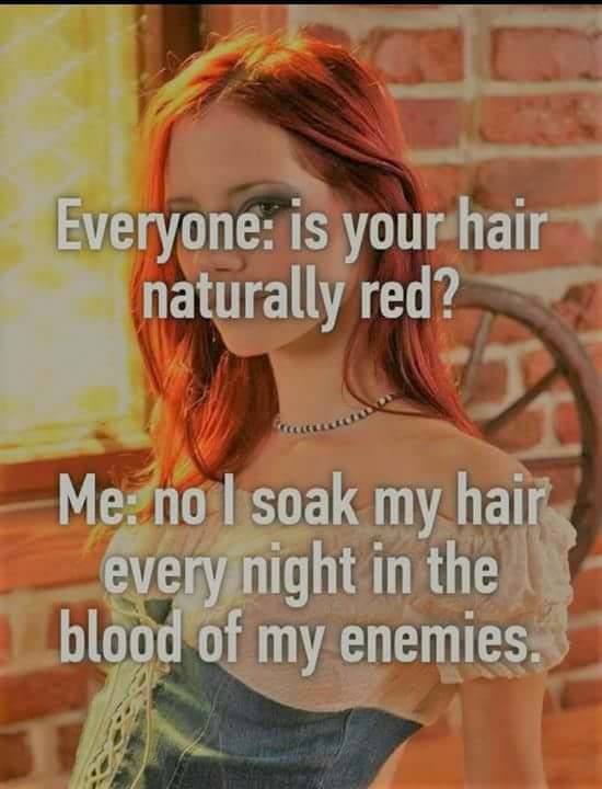 30 Redhead Memes to Celebrate World Redhead Day with Laughter 30 is your hair naturally red
