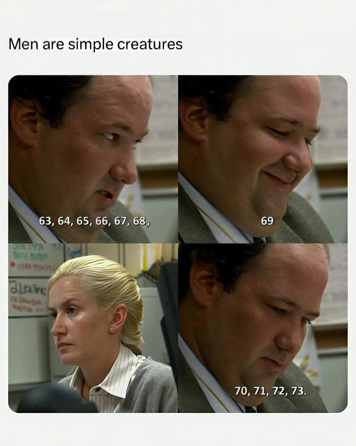 men are simple creatures