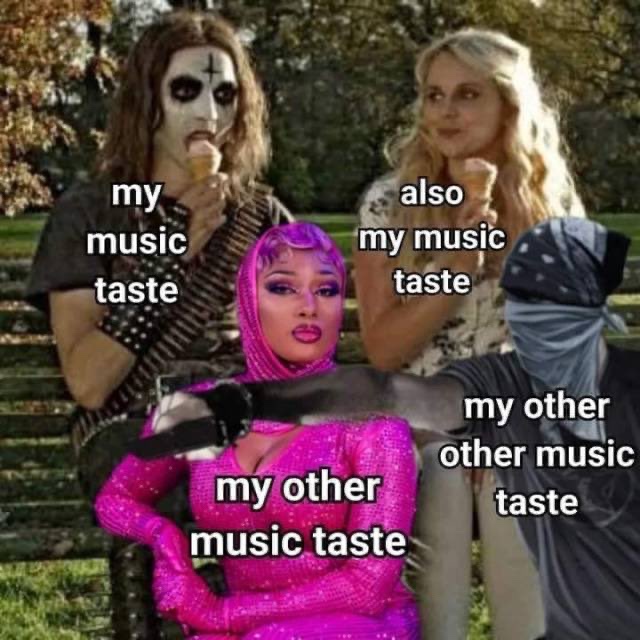 24 Memes with No Theme and Even Less Context 13 my music taste