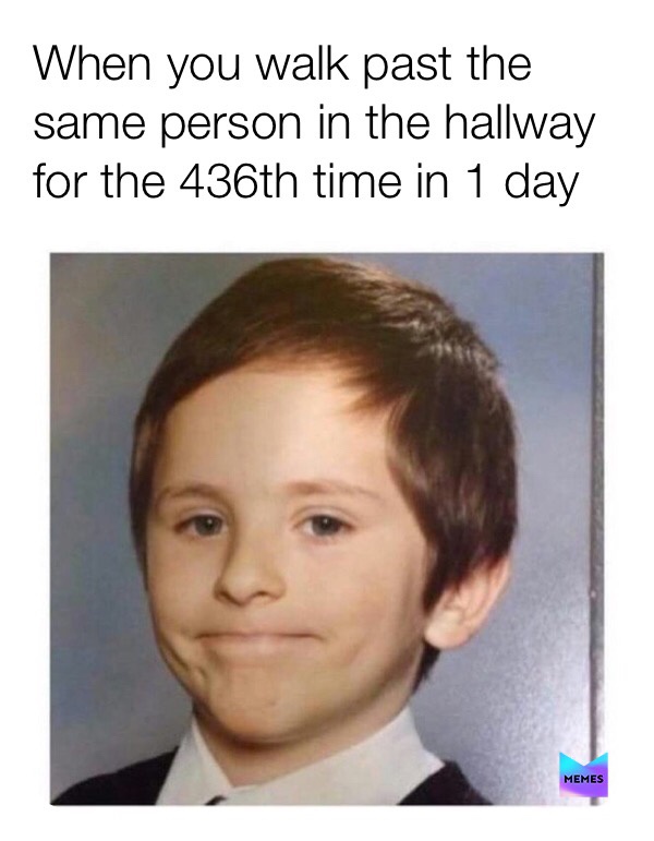 20 Memes That Are More You Than You Are 20 walk past same person