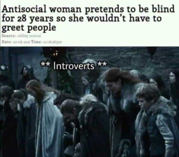 Antisocial - Memes for Introverts