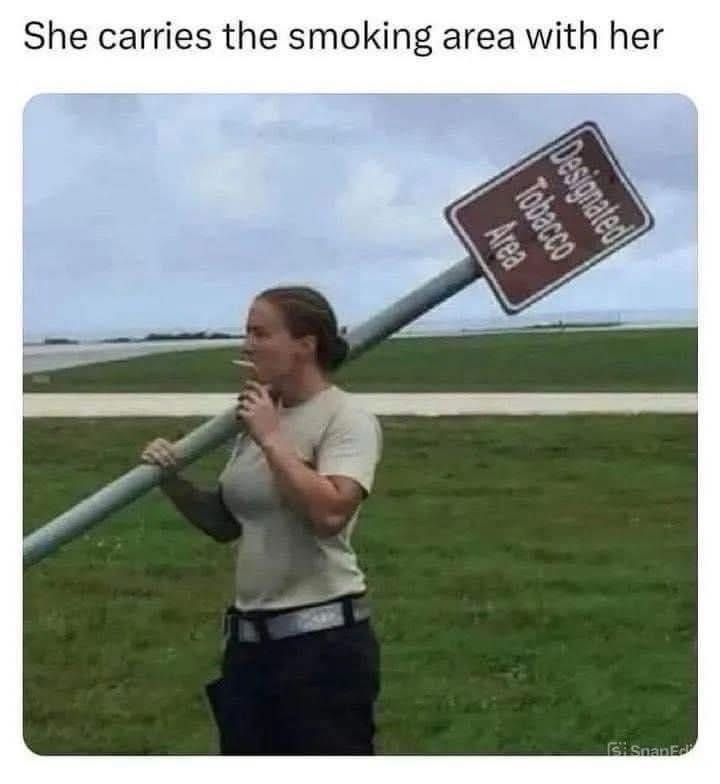 20 Chaotic and Funny Memes for When Your Brain Needs a Time-Out 5 Carries the smoking area