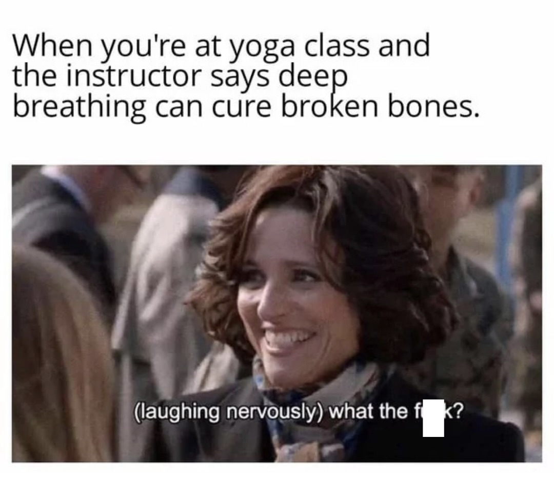 Deep breathing can cure broken b 2