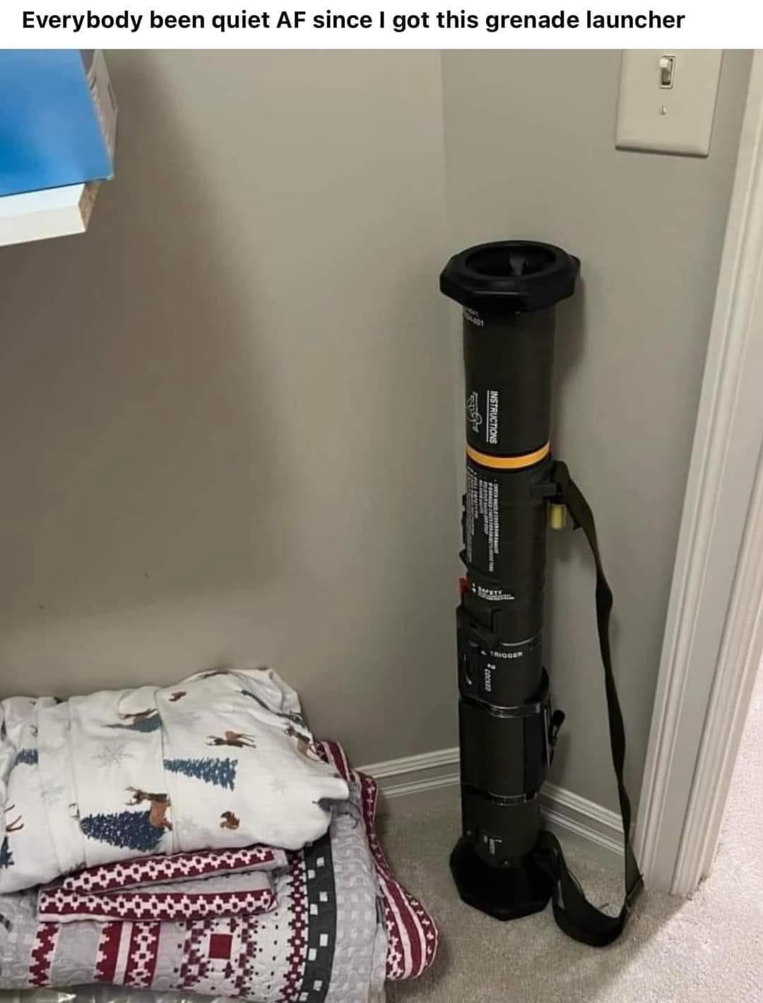 20 Funny Memes to Help You Pretend Everything’s Fine for 10 Minutes 10 I got this grenade launcher