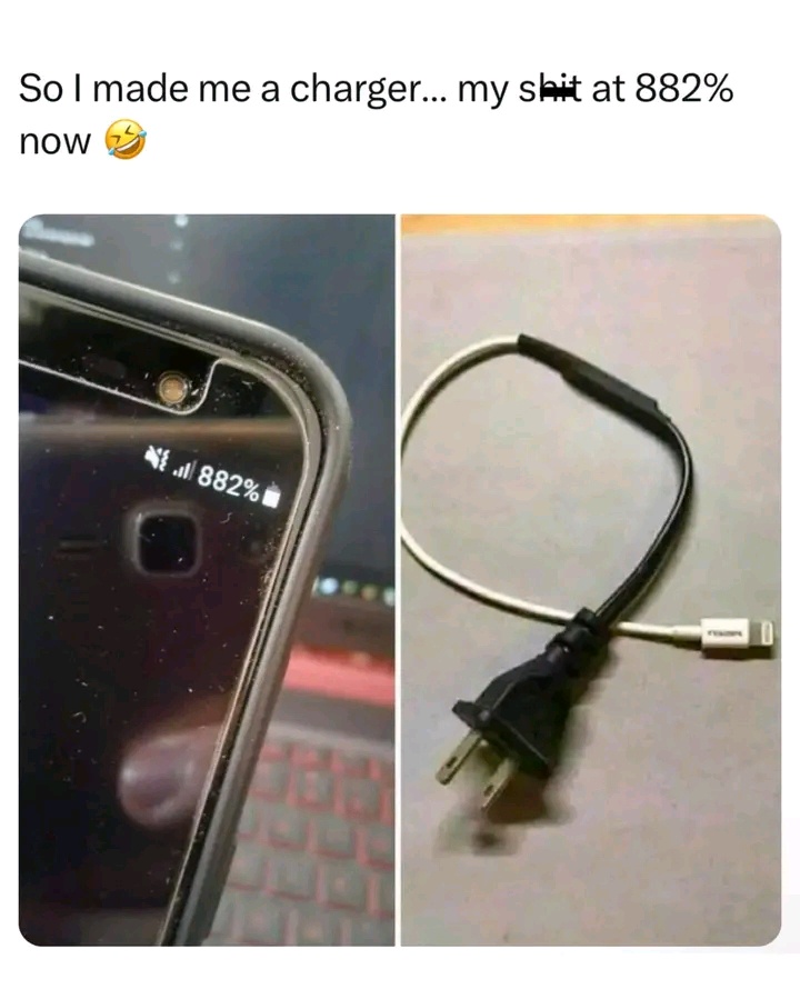 25 Memes That Make No Sense and That’s Exactly Why They’re Perfect 11 I made a charger