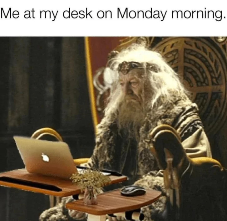 Me at my desk