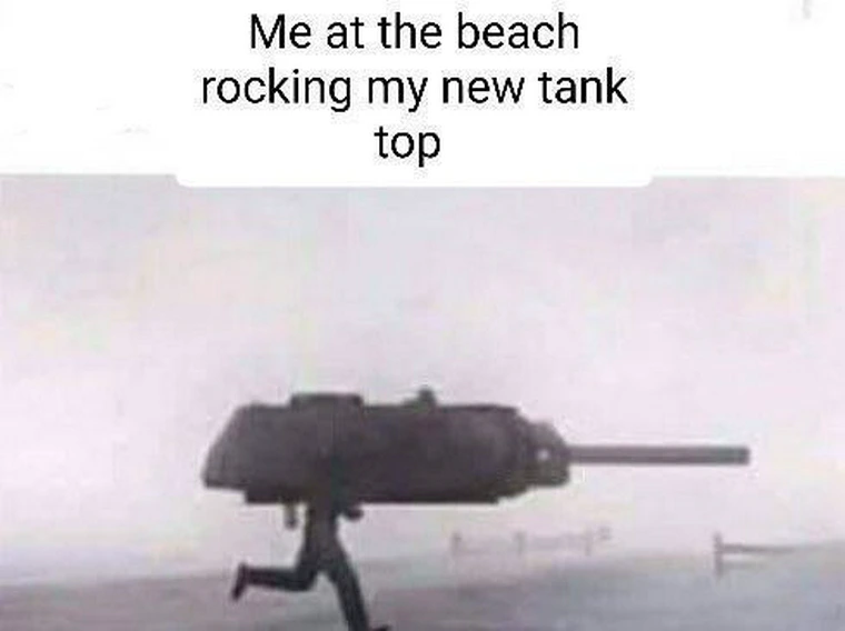 20 Funny and Unhinged Memes That Go Off the Rails 10 Me at the beach