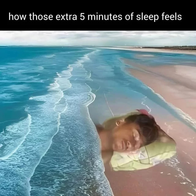 Those extra 5 minutes of sleep