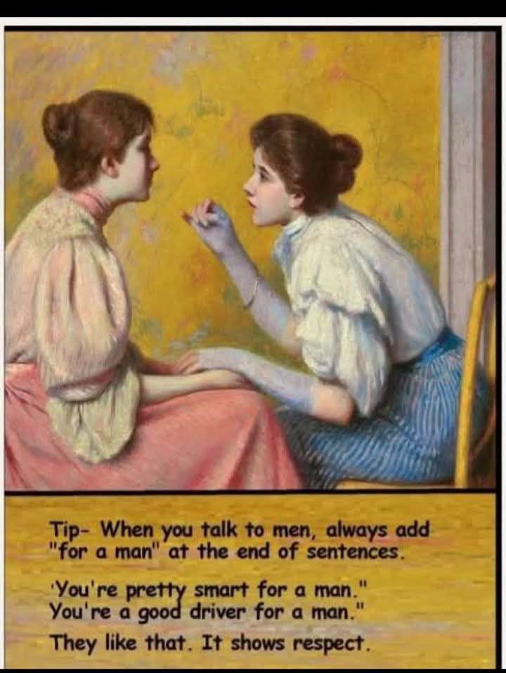 20 Sarcastic Art Memes So Savage They’d Get Banned from the Louvre 19 WHen you talk to men
