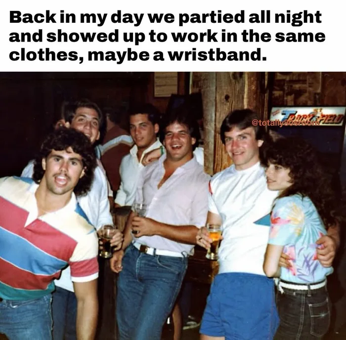 Nostalgic Nudges: 30 Heartwarming Back in My Day Memes! 31 We paeried all night