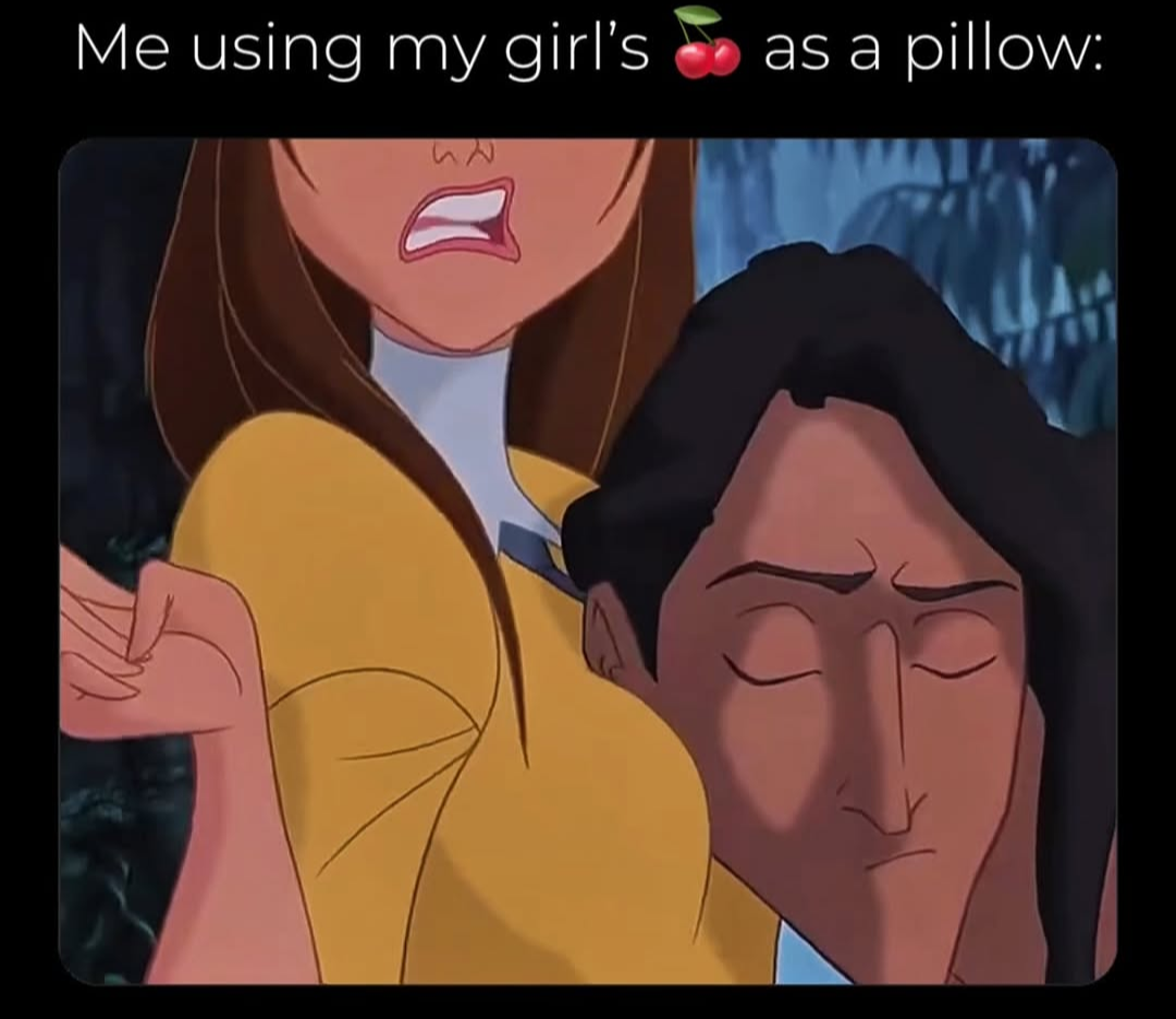 As a pillow