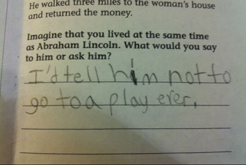 45 Funny Test Answers That Deserve An A+ For Humor 43 Livaed at the same time