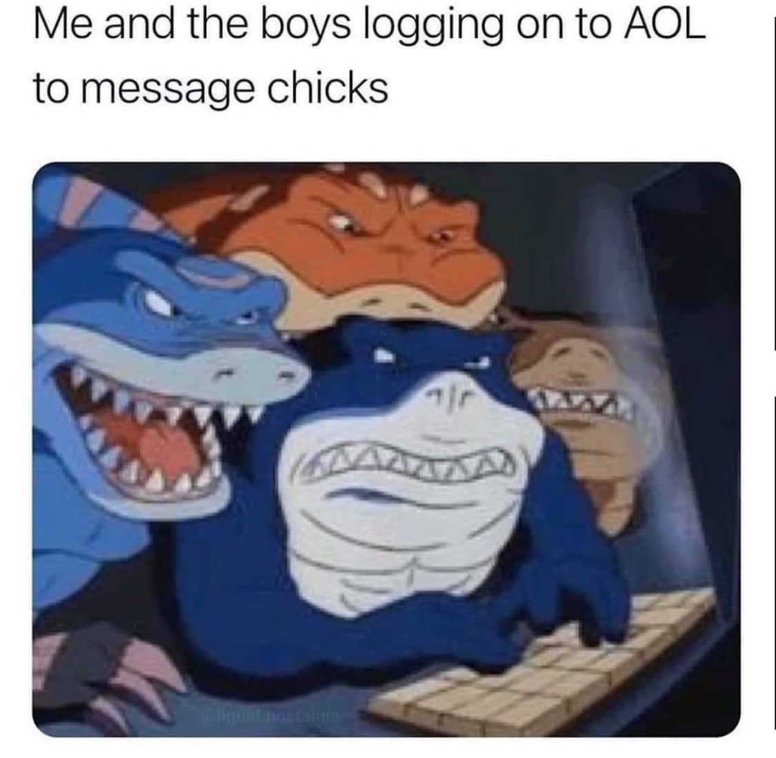 Logging on to aol