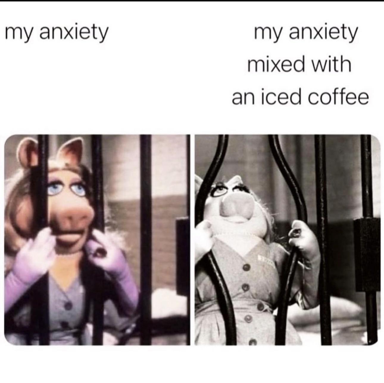 27 Memes That Make You Laugh, Think, and Reflect 28 My anxiety mixed with iced coffee