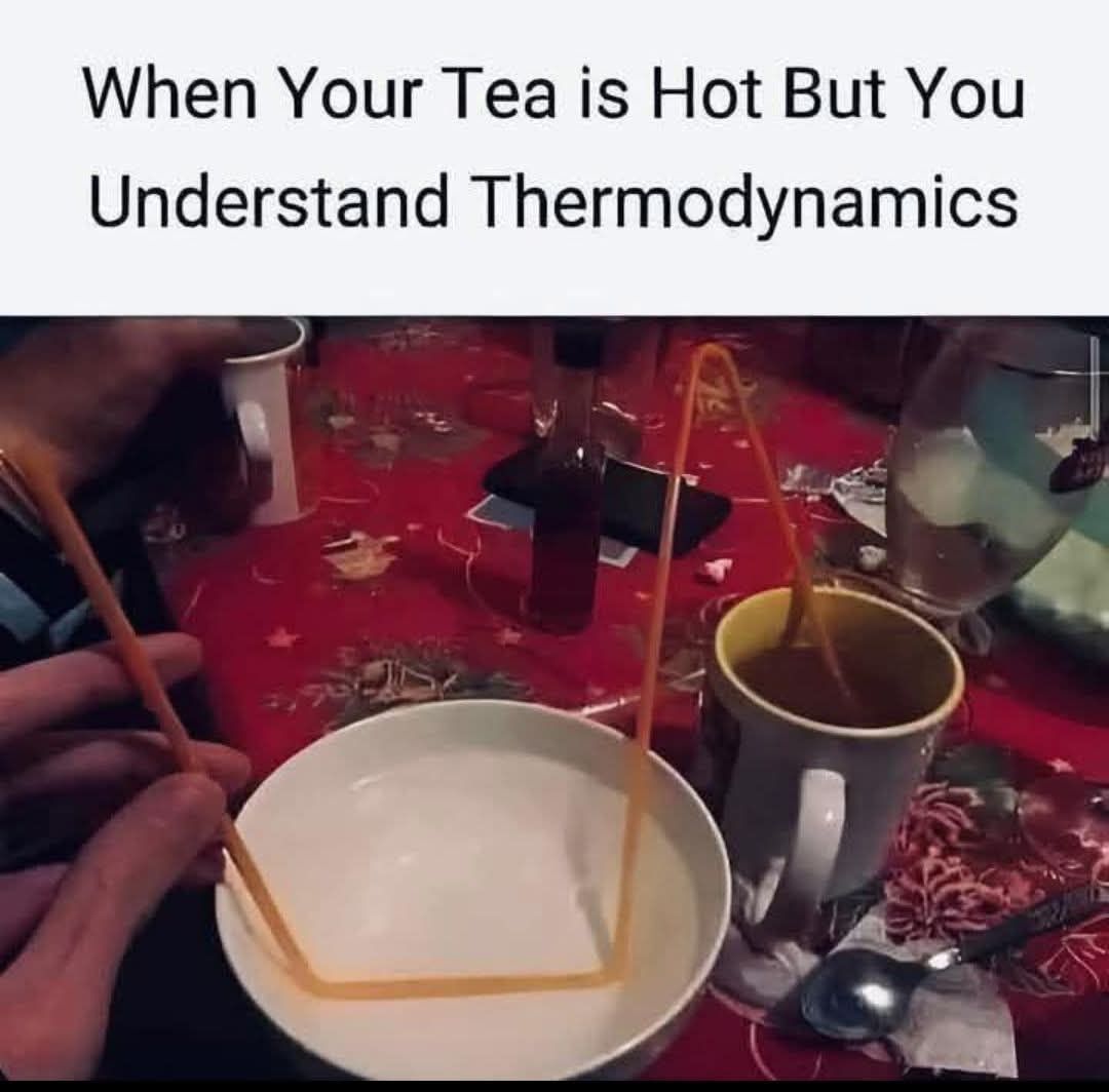 Tea is hot