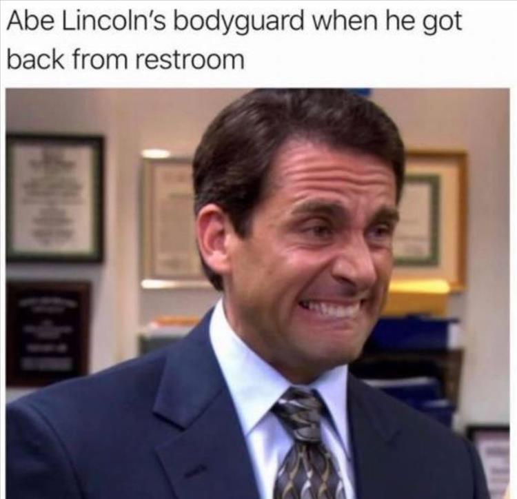 When he got back from restroom