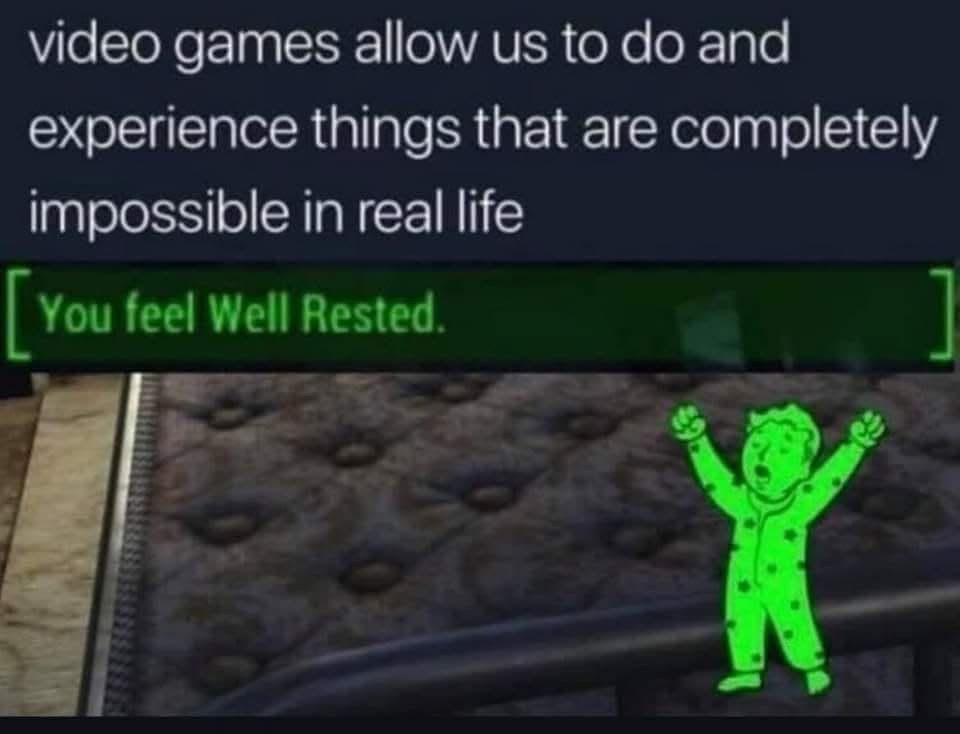 You feel well rested